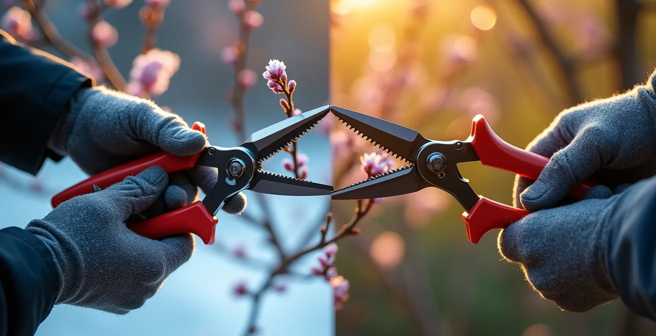 Calendrier visuel de taille des arbustes selon leur période de floraison au Québec